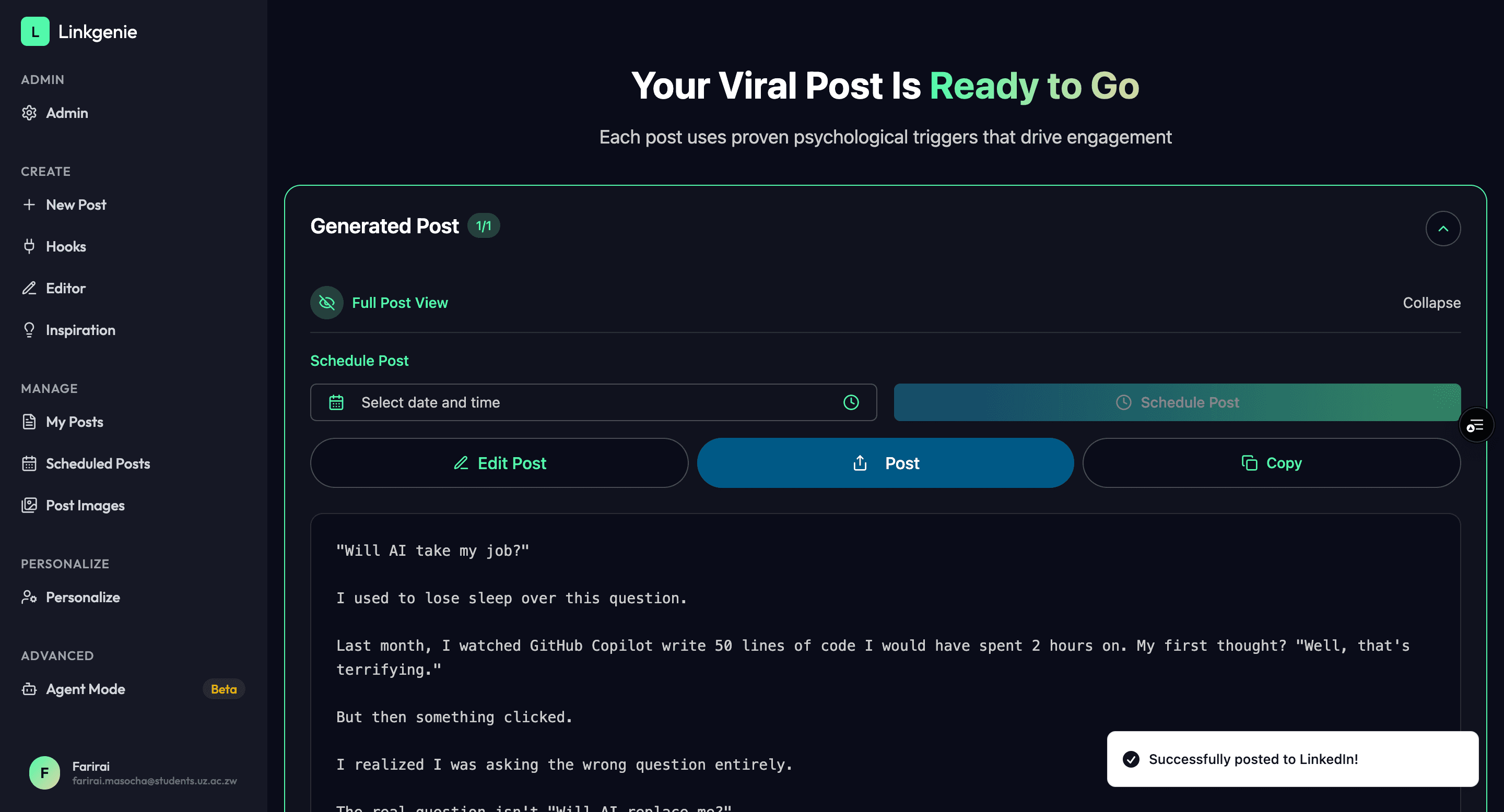 Publish Instantly or Schedule